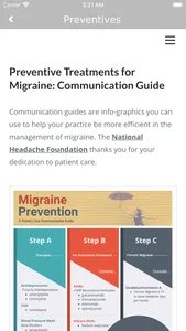 Primary Care Migraine© NHF screenshot 4