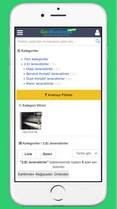 GoBusiness Jeneratör Market screenshot 2