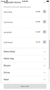 Maharajah Restaurant Clifton, screenshot 2