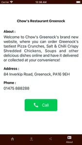 Chow's Restaurant Greenock screenshot 7