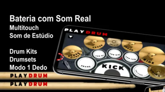 Play DRUM: Bateria e Drumkits screenshot 0