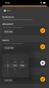 Protein tracker - Protein Bar screenshot 4