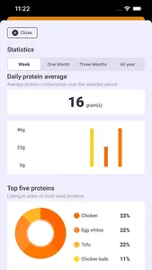 Protein tracker - Protein Bar screenshot 5