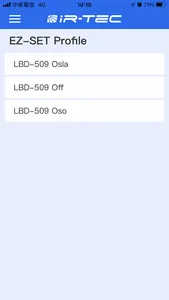 IR-TEC sensor config screenshot 5