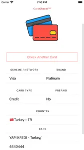 Card Checker: Validate, Lookup screenshot 1