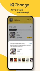 KChange - World 1st Barter App screenshot 5