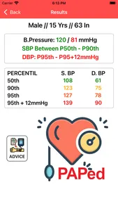 Pediatric Blood Pressure AAP screenshot 0