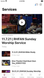 The RHFAN Church App screenshot 0