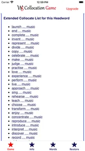 Collocation Game 1 screenshot 3