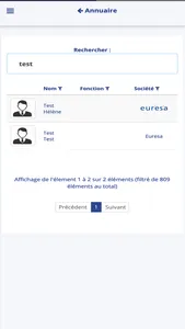 Euresa Mobile Extranet screenshot 1