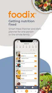 Foodix: Meal plans, diets screenshot 0