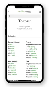 English Conjugation screenshot 4