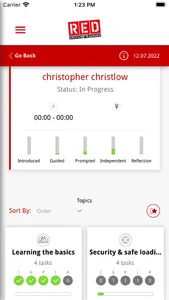 MyRED Progress Log screenshot 2