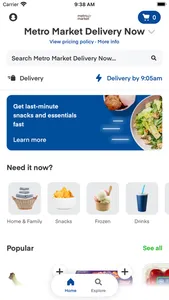 Metro Market Delivery Now screenshot 1