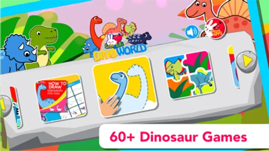 Dino World Kids game screenshot 0