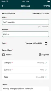 CashFlow - Income and Expense screenshot 1