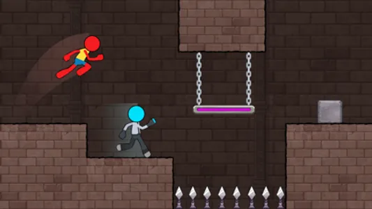 Stickman Duo - Red and Blue screenshot 0