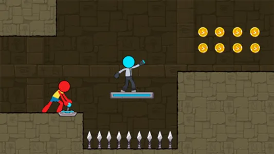 Stickman Duo - Red and Blue screenshot 3