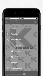 Kream FM screenshot 2