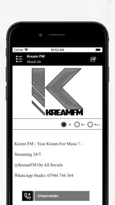 Kream FM screenshot 3