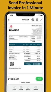 Estimate & Invoice Maker App screenshot 2