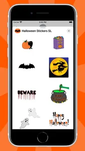 Halloween Stickers SL screenshot 1