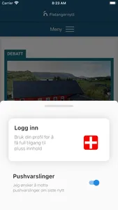 Flatangernytt screenshot 1
