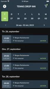 Bergen Racketsenter screenshot 1