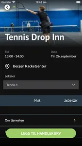 Bergen Racketsenter screenshot 2