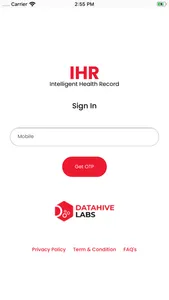 Intelligent Health Record-IHR screenshot 0
