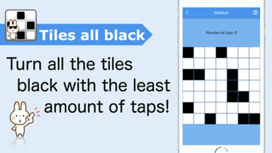 Tiles all black/Brain training screenshot 0