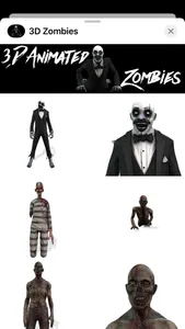 3D Animated Zombie Stickers screenshot 0