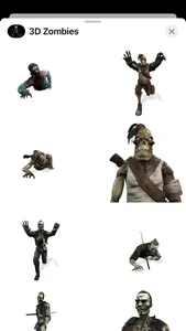 3D Animated Zombie Stickers screenshot 1