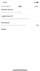 Pure Password screenshot 2