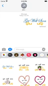 get well soon stickers! screenshot 0