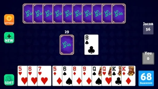 Gin Rummy Offline Plus screenshot 1