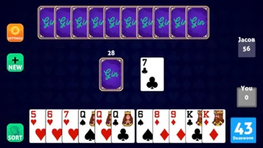 Gin Rummy Offline Plus screenshot 2