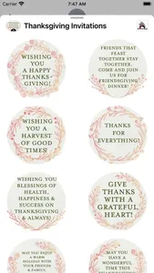 Thanksgiving Invitations screenshot 3