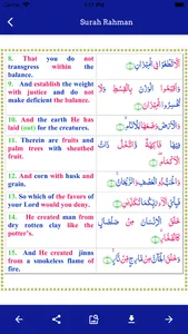 Surah Rahman Offline screenshot 3