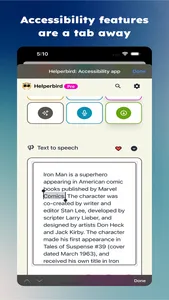 Helperbird - Accessibility screenshot 1