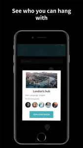 Hubs: Chatrooms on the map screenshot 1