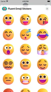 Fluent Emoji Stickers screenshot 0