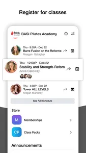 BASI Pilates, PHX screenshot 1