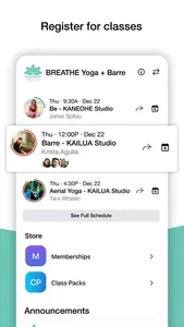Breathe Yoga + Barre screenshot 1