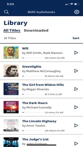 BAM! Audiobooks screenshot 3