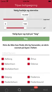 Lejebolig Appen screenshot 1