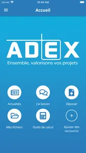 MyAdex screenshot 1