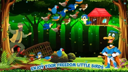 Superhero Bird VS Hunter screenshot 1