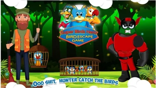 Superhero Bird VS Hunter screenshot 4