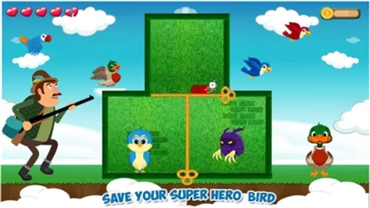 Superhero Bird VS Hunter screenshot 6